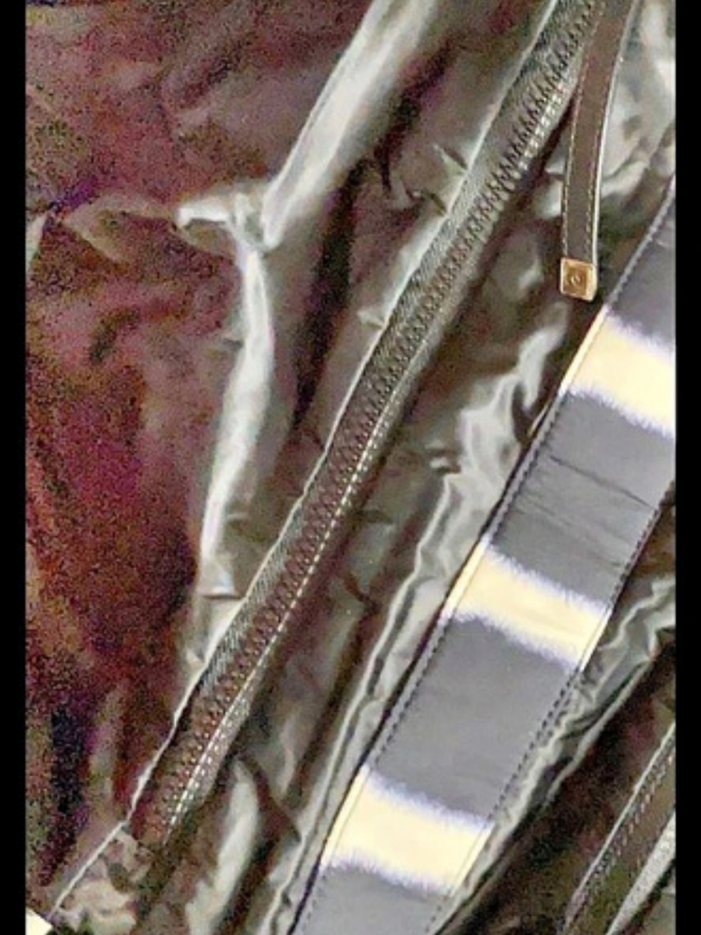 Chanel Sport Ligne Tie-Dye Messenger Bag in Black & White Reversible W/COA - Picture 11 of 14
